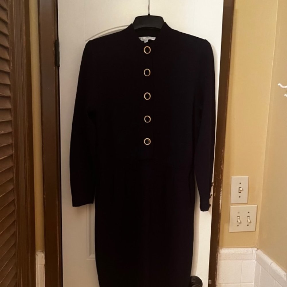 St. John royal blue knit dress by Marie Gray